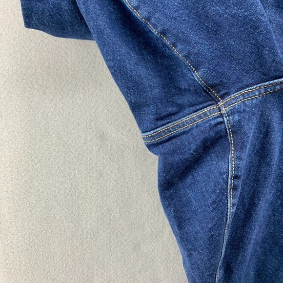 Old Navy Button Fly High Rise Curvy O.G. Straight Jeans Plus Size 22 Raw Hem - Picture 6 of 12